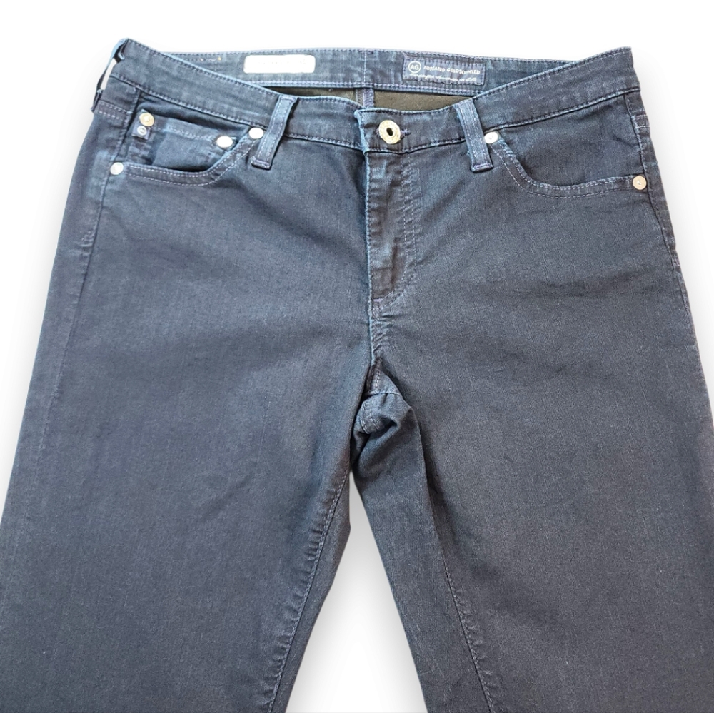 AG The Legging Dark Blue Solid Wash Slim Straight Jeans Size 30R - Picture 6 of 10